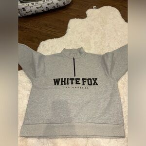 White Fox Half Zipup